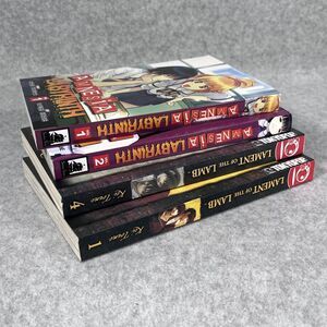 Amnesia Labyrinth Vol 1-2 Lament of the Lamb Vol 1+4 Manga Lot Mystery Horror Dr